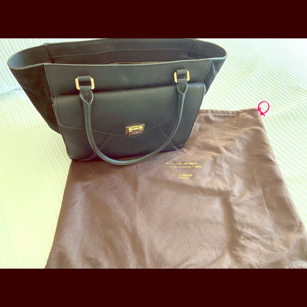 Kate Spade Black Large Tote